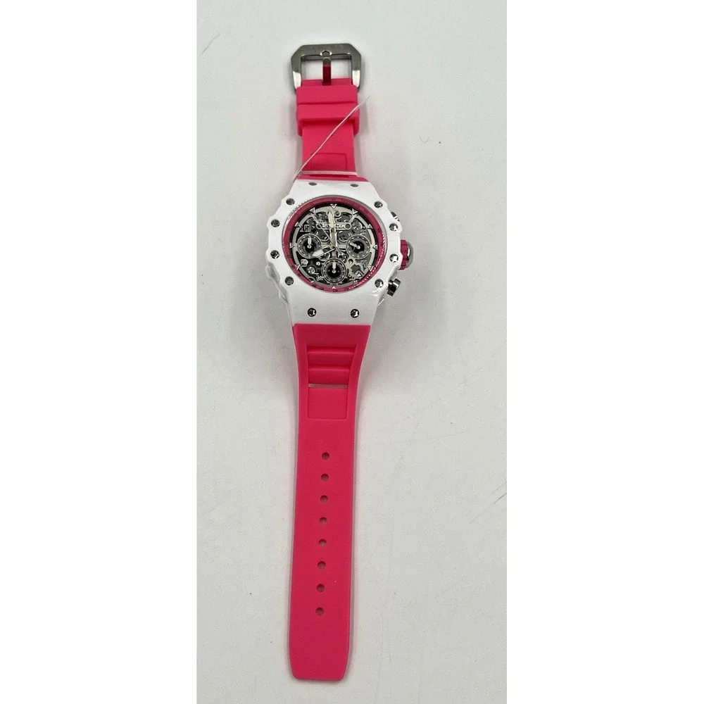 Invicta Racing Valyron Women's Watch 41mm Pink & White (69620) New in Box